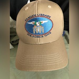 Ronald Reagan Library Air Force One Ball Cap Hat aPresidential Library Simi NEW